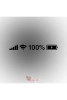 Batarya Pil Wifi Icon Oto Sticker Araba Cam Sticker