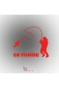 Go Fishing Oto Sticker Araba Cam Sticker