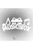 Music Box Oto Sticker Araba Sticker Oto Cam Yazı Araba Cam Yazı Sticker